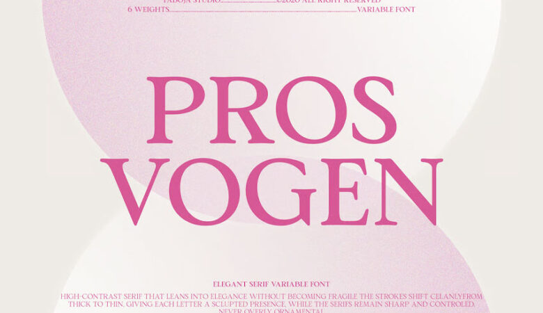 Pros Vogen Font